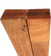 Hardhouten Bangkirai Gelamineerde regel | 40 x 60 | Geschaafd | 365 cm