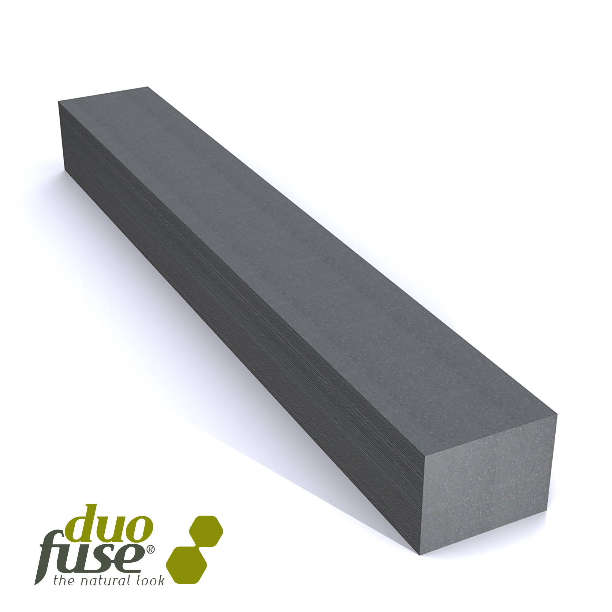Duofuse | Opvulprofiel 2,7 x 3,5 cm | 180cm | Stone Grey