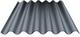 Landini Vezelcement Golfplaat 275 x 110 | Zwart