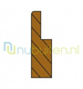 OUD_Fiberon | Traditional plint | Brown | 20 x 62 mm