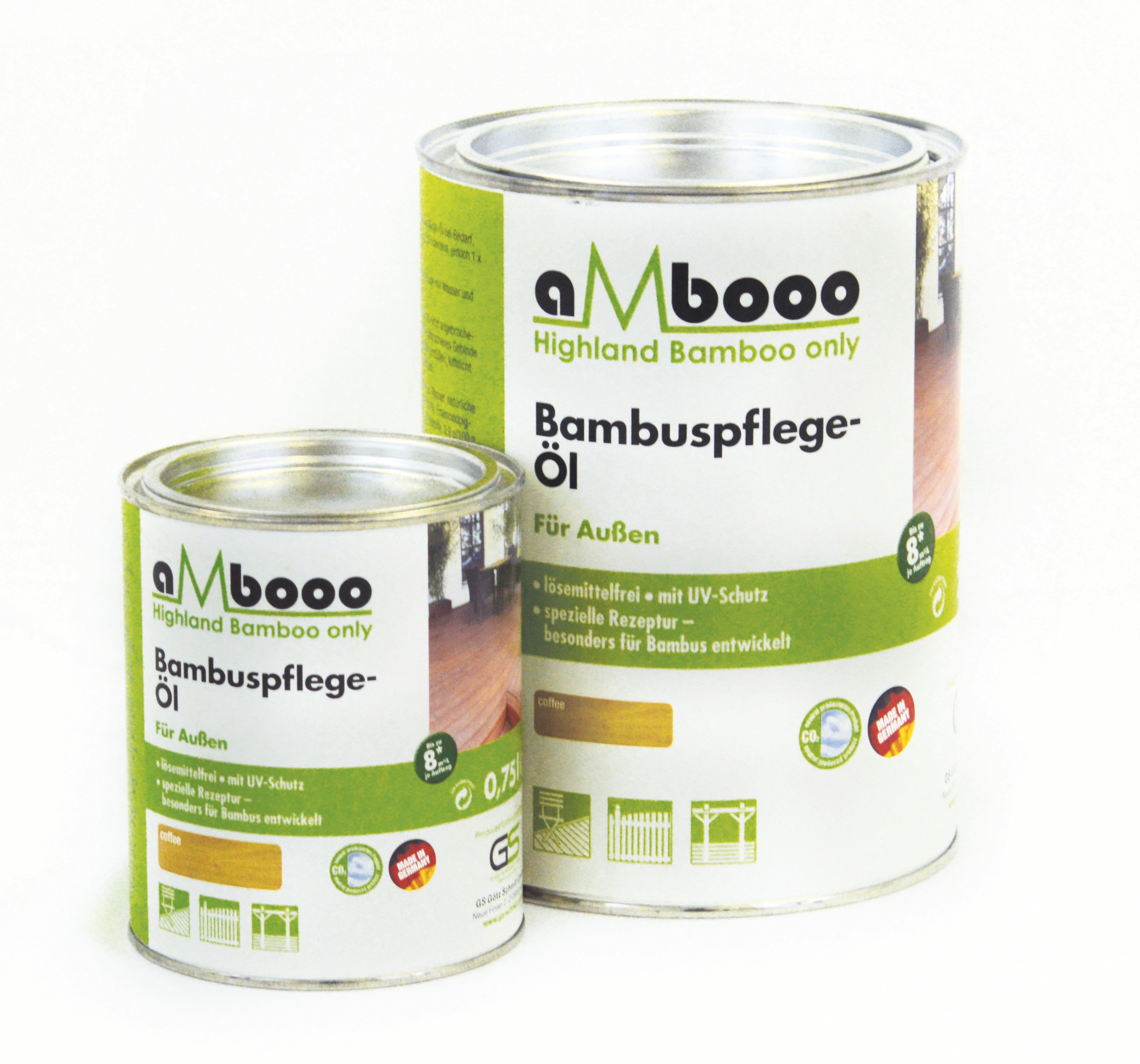 Ambooo | Onderhoudsolie voor bamboe | Zilvergrijs | 2.5 liter