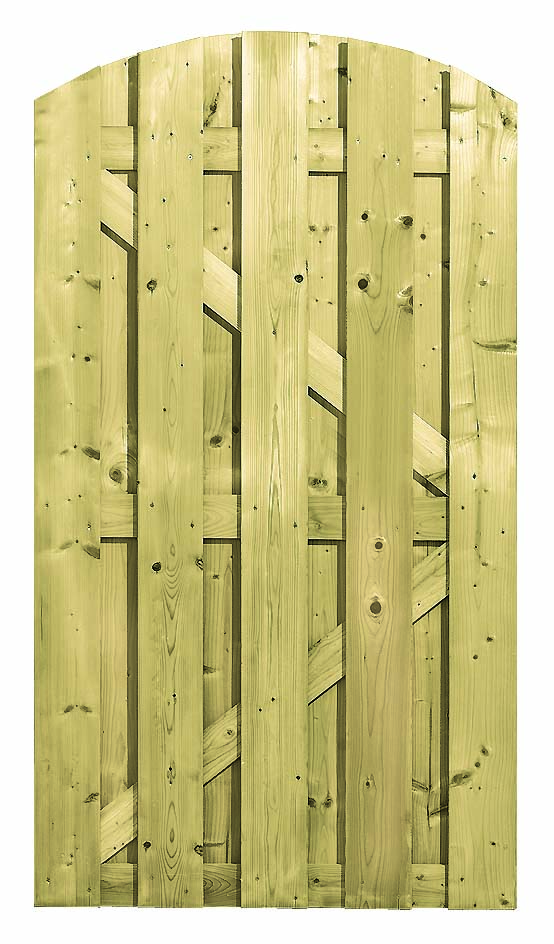 CarpGarant | Deur toog verticaal | 180 x 100 cm | met slotgat