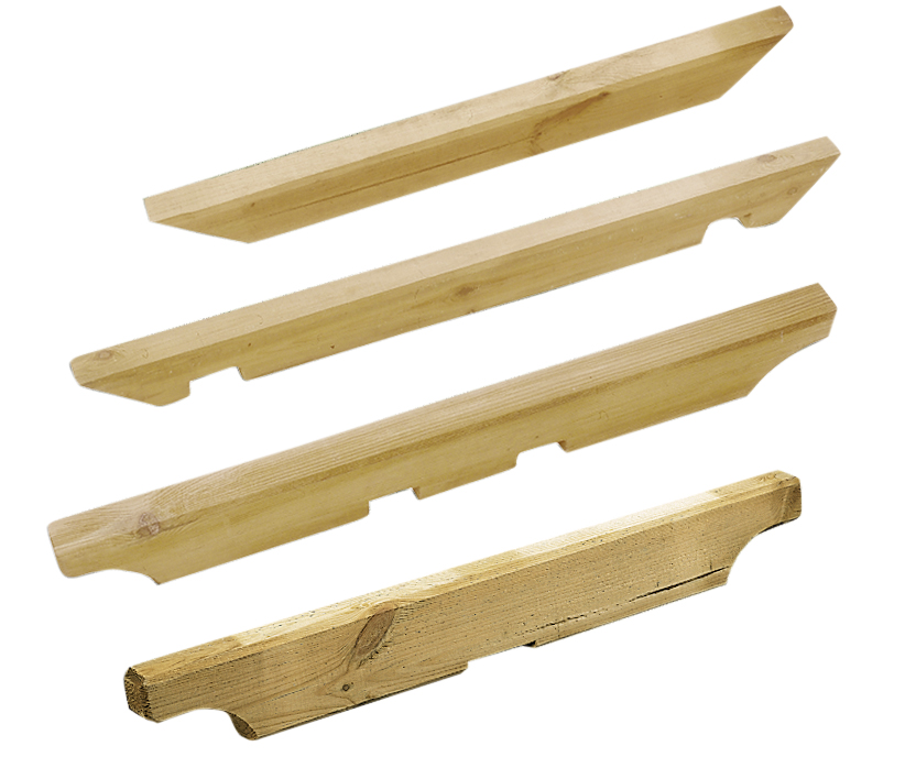 Woodvision | Ruiter 4,4 x 9,0 x 70 cm - 2 inkepingen
