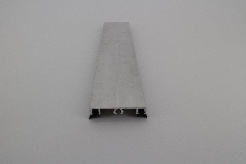 Afdekprofiel, aluminium, schroefbaar met beglazingsrubbers 100 cm