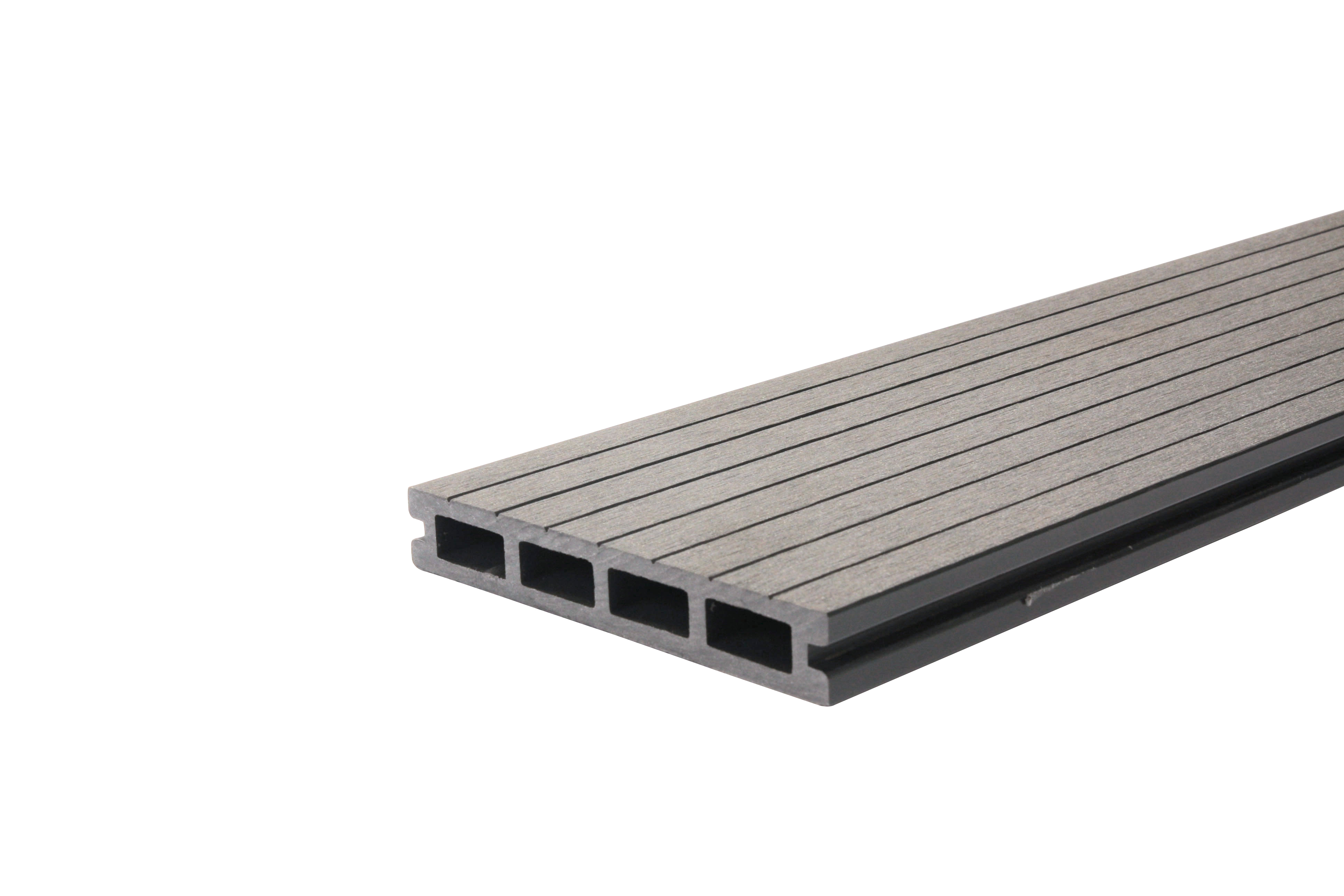 Woodvision composiet vlonderplank, grijs, 2.3 x 14.5 x 420 cm